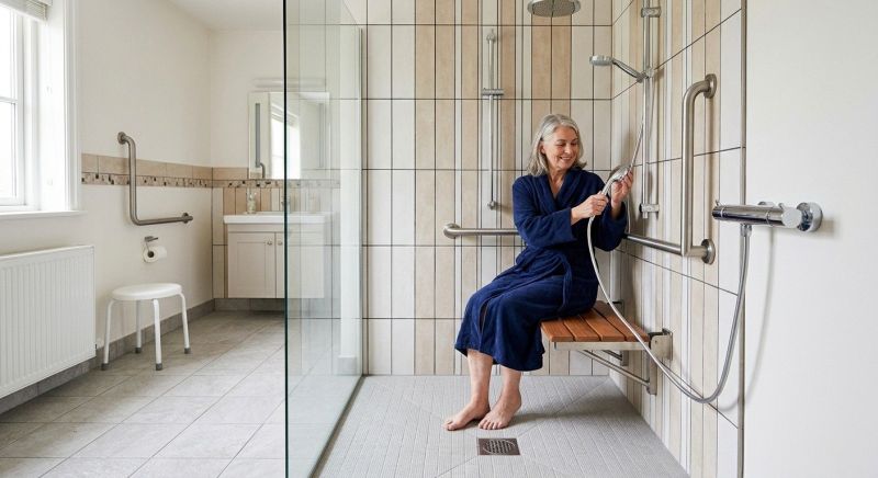 Handicap Shower Installation in Manchester, NH