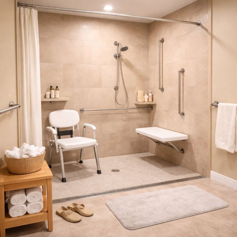 Senior Shower Installation in Lancaster County, PA